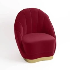 Fauteuil BETTY Bordeaux -Chaises Soldes 03cbf67224f140d8b427f50e41f37f9e