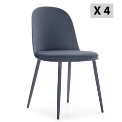 Lot De 4 Chaises Kana Blanches -Chaises Soldes 060fe50f7180473eb429c7be95ebab7f