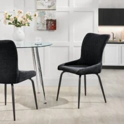 Lot De 2 Chaises De Salle à Manger Seeb -Chaises Soldes 0f9503ff98e44550830c322192da20b6