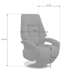 Fauteuil Relax Givors -Chaises Soldes 1000254234 210426 12321800906 SKETCH DETAILS P000000001000254234 sketch