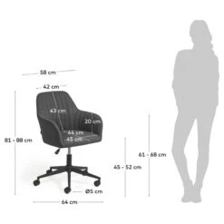 Chaise De Bureau Madina -Chaises Soldes 1000274889 210623 13374300038 SKETCH DETAILS P000000001000274889 sketch