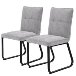Chaises Capitonnées Tilton I (lot De 2)