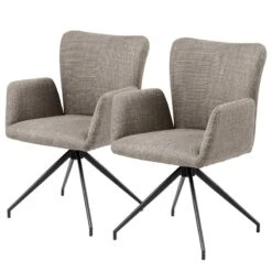 Chaises à Accoudoirs Doulba - Lot De 2