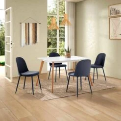 Lot De 4 Chaises Kana Blanches -Chaises Soldes 132add130b8e4afca6dc4ee32faac54a