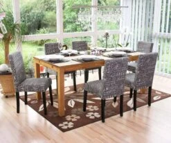 Chaise Littau Jacquard Lot De 6 -Chaises Soldes 135581d2cea64e4a86561aefdfd20a47