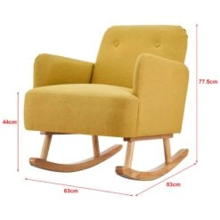 Fauteuil à Bascule Postau -Chaises Soldes 1b62a83a1b6444079b2d60df1867bfea