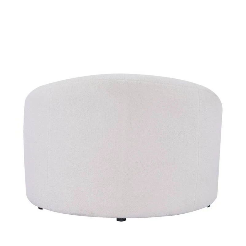 Fauteuil Design En Bouclette Ivoire 6 Fauteuil Design En Bouclette Ivoire – Image 6