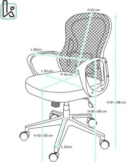 KAYELLES Fauteuil Bureau Inclinable FEST -Chaises Soldes 335d8d7987164d81927e9c58aa3cc832