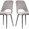 Lot De 2 Chaises En Velours Fedora - G