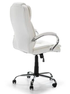 Fauteuil De Bureau Nixon Blanc -Chaises Soldes 3730bd2c54564d2fbb7be5adb056324d