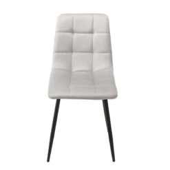 Lot De 2 Chaises Tissu Velours - LOUISE -Chaises Soldes 3b394543497d441e95a3e1b78ebe78d4