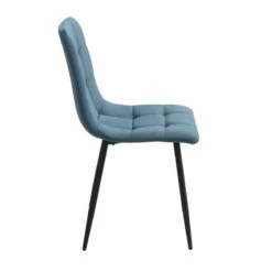 Lot De 2 Chaises Tissu Velours - LOUISE -Chaises Soldes 40dbde2342284bc89a3fdaa1aa2a0eef