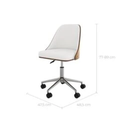 Chaise De Bureau Georges -Chaises Soldes 446b5b7d17e14c45b7634afe7128ec5b