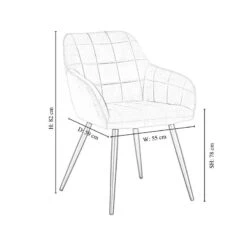 6 Chaises De Salle à Manger Camden -Chaises Soldes 45292a97147e4b9690391d511444aeb2