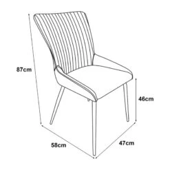 Lot De 2 Chaises De Salle à Manger Seeb -Chaises Soldes 5389559974b145e78acf9c8384ccdfc0