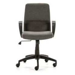 Fauteuil De Bureau Teo, Tissu Gris Foncé -Chaises Soldes 5674ed86dd1540918aa1ceaf869b6877