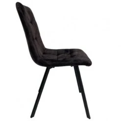 2 Chaises Velours Vert Piètement Métal -Chaises Soldes 661ea7dde44e4266bf95c839aba3864b