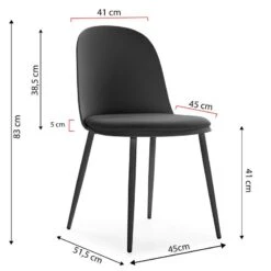 Lot De 4 Chaises Kana Blanches -Chaises Soldes 69aa6597bd1942c9a6a2ef2010340397