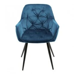 Lot 2 Chaises Velours Pieds Gris - STERN -Chaises Soldes 7136b72e57d342e9ad3c0defd6a94a8c