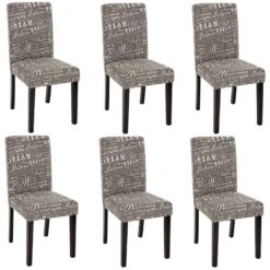 Chaise Littau Jacquard Lot De 6 -Chaises Soldes 7836e70955e244bca3646c67dfab0ab5