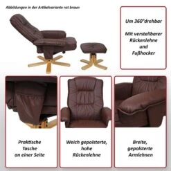 Fauteuil Relax H56 Avec Repose-pied -Chaises Soldes 88b74f8792ae46d0a15c7797e28141e4