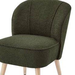 Fauteuil TIVOLI Tissu Bouclette Kaki -Chaises Soldes 88d44aee99594657b932f74625c27321