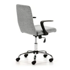 Fauteuil De Bureau Teo, Tissu Gris Foncé -Chaises Soldes 89e4aaeae7b54063a5b9d630e18b2cbe