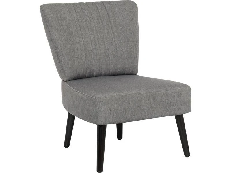 Fauteuil En Tissu Zoé - 1 Place - Gris 1 Fauteuil En Tissu Zoé - 1 Place - Gris