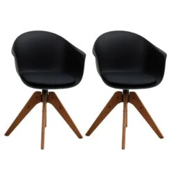 Fauteuil Pivotant DAVINA (Lot De 2) -Chaises Soldes 9809cd5250a5497eafca0e1d1db02c0e