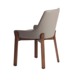 Chaise En Simili Cuir Et Bois Noyer -Chaises Soldes a26a316512324223a09224a8ead47e00