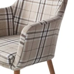 Chaise à Accoudoirs Leedy III -Chaises Soldes armlehnenstuhl leedy iii webstoff eiche massiv 4406728