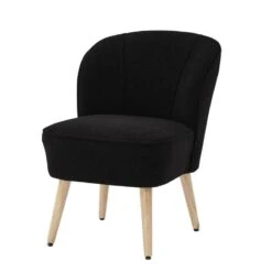 Fauteuil TIVOLI Tissu Bouclette Kaki -Chaises Soldes b04c7c4849eb4c798f3b9ed5764e7919