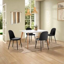 Lot De 4 Chaises Kana Blanches -Chaises Soldes b6d4739bcf7d451d9ed702fc8ae1f429