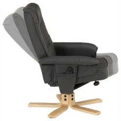 Fauteuil Relaxation + Repose-pied CHARLY -Chaises Soldes bb11480e3cfa480ca7367a9957d65060