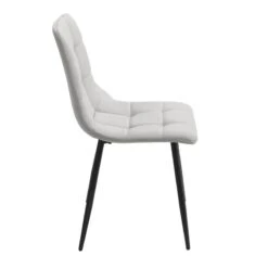 Lot De 2 Chaises Tissu Velours - LOUISE -Chaises Soldes cc5a879d038d4d409bd1c9d301175b0c