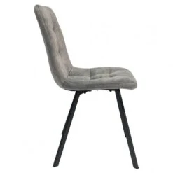 2 Chaises Velours Vert Piètement Métal -Chaises Soldes ccb30bdb5d06456dae36e072dba7d100