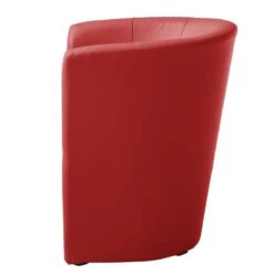 Fauteuil Cocktail Sinclair -Chaises Soldes cocktailsessel sinclair kunstleder rot 5141548