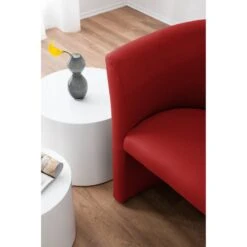 Fauteuil Cocktail Sinclair -Chaises Soldes cocktailsessel sinclair kunstleder rot 5141568