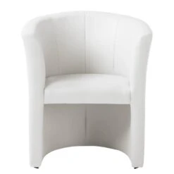 Fauteuil Cocktail Sinclair -Chaises Soldes cocktailsessel sinclair kunstleder weiss 5141356