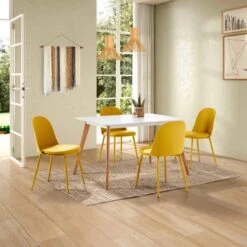 Lot De 4 Chaises Kana Blanches -Chaises Soldes d27059a44b544c0086e4cf38568d0001