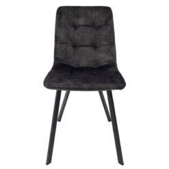 2 Chaises Velours Vert Piètement Métal -Chaises Soldes d8d8b1e6d5fb4d9cb1ba4f4131932d48