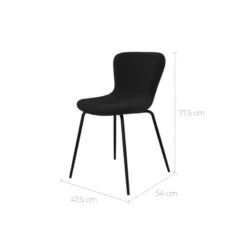 Chaise Koko (Lot De 2) -Chaises Soldes eb723b6e631a4c5b984f9ad621c424f9
