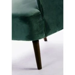 Fauteuil Rétro Velours Vert Forêt -Chaises Soldes ecf4fc09faef4377993ed2256e776127