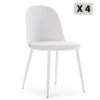 Lot De 4 Chaises Kana Blanches
