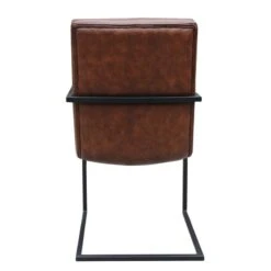 Chaise Cantilever -Chaises Soldes freischwinger lungo kunstleder cappuccino 5114636