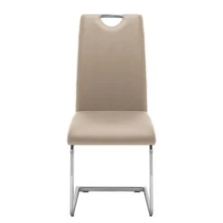Chaise Cantilever Pasala -Chaises Soldes freischwinger pasala 2er set kunstleder cappuccino 3995400