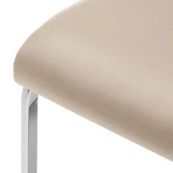 Chaise Cantilever Pasala -Chaises Soldes freischwinger pasala 2er set kunstleder cappuccino 3995420