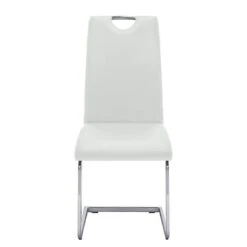 Chaise Cantilever Pasala -Chaises Soldes freischwinger pasala 2er set kunstleder weiss 3995372