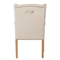 Chaise Madison -Chaises Soldes ohrensessel madison webstoff beige 311920
