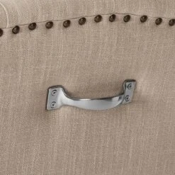 Chaise Madison -Chaises Soldes ohrensessel madison webstoff beige 311928